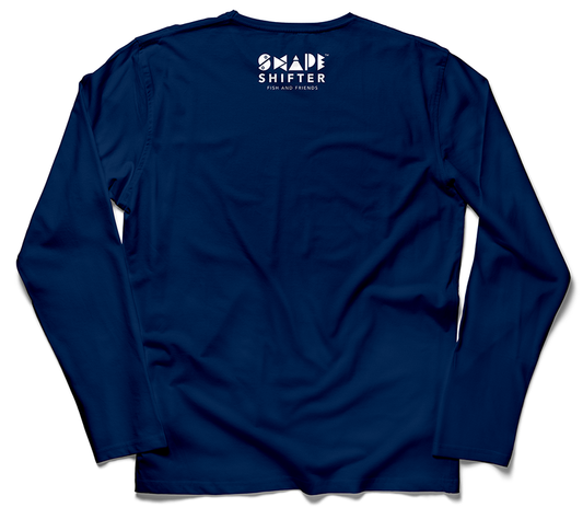Sun Protective Long Sleeve | Navy Hammerhead | ShapeShifter Fish and Friends