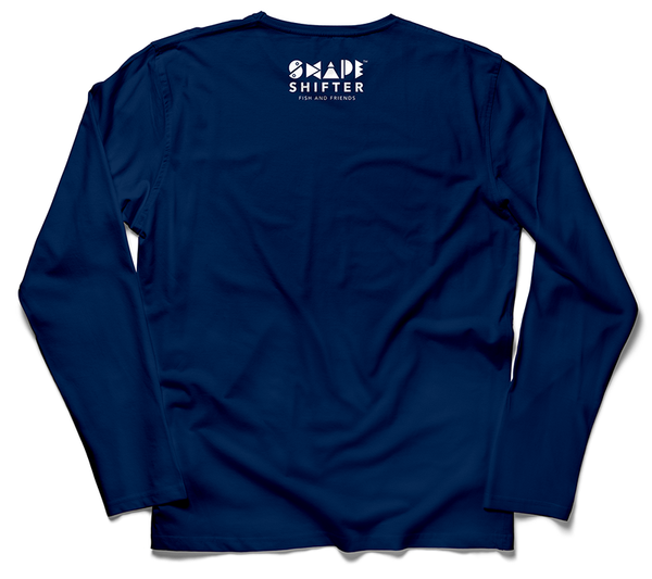 Sun Protective Long Sleeve |  Navy Hammerhead | ShapeShifter Fish and Friends