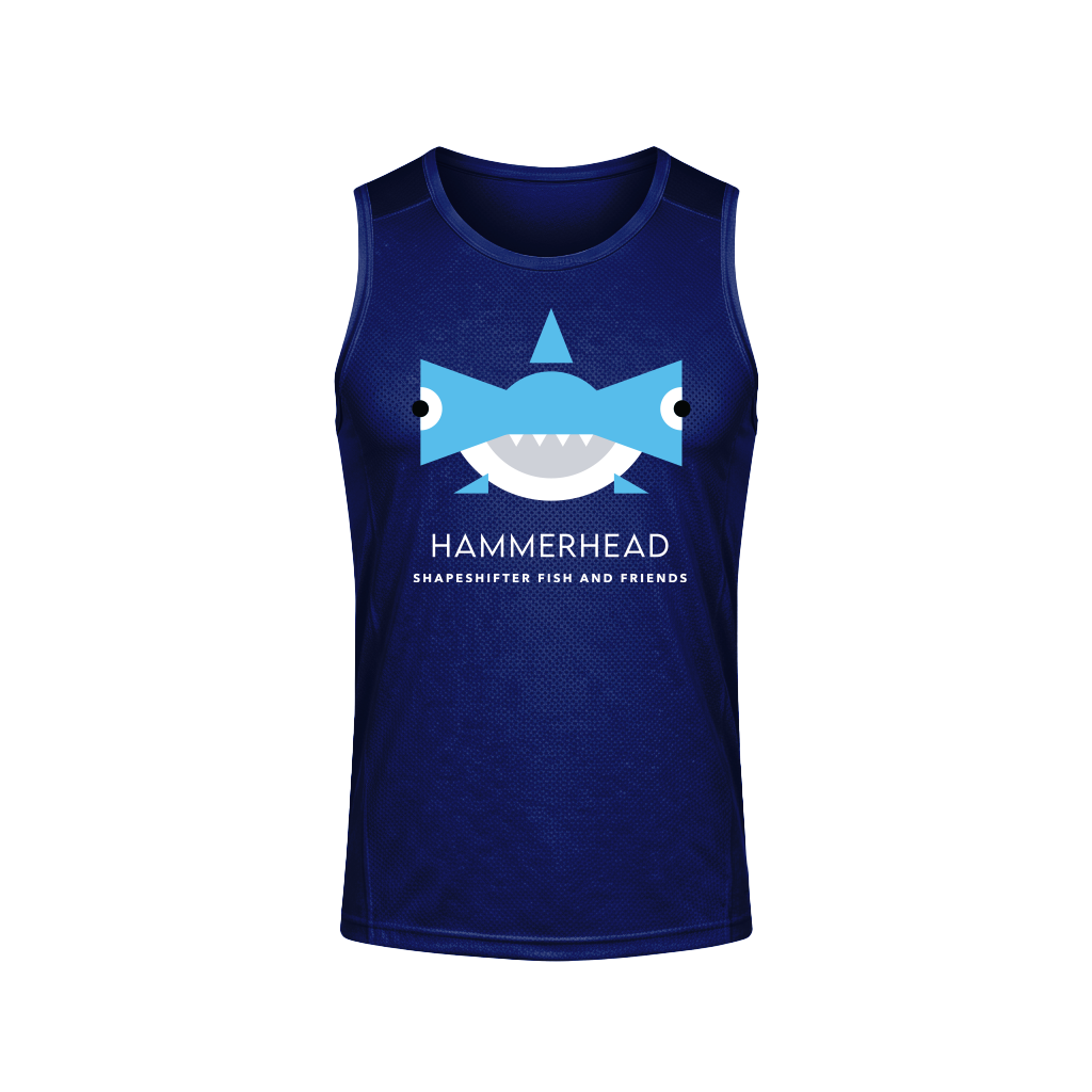 Navy Hammerhead Men's UPF Tank Top