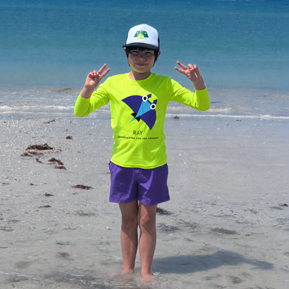 Neon Yellow Ray UPF50+ Sun Protection Shirt