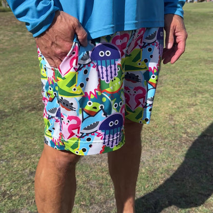UPF50+ Swim Shorts with Chafe-Free Liner | Kids & Adults
