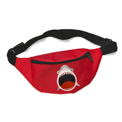 Red Great White Water Resistant Belt Bag for Kids & Adults