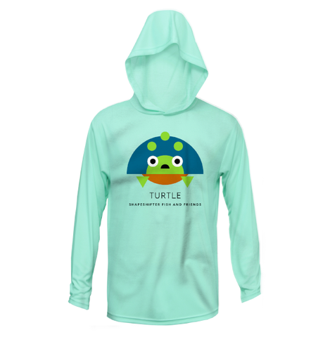 Hooded UPF Sun Shirt | Turtle | UPF clothing