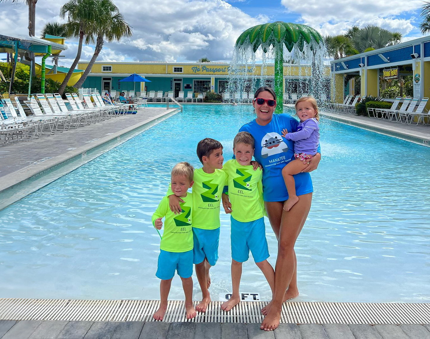 Columbia Blue Manatee UPF50+ Sun Protection Shirt