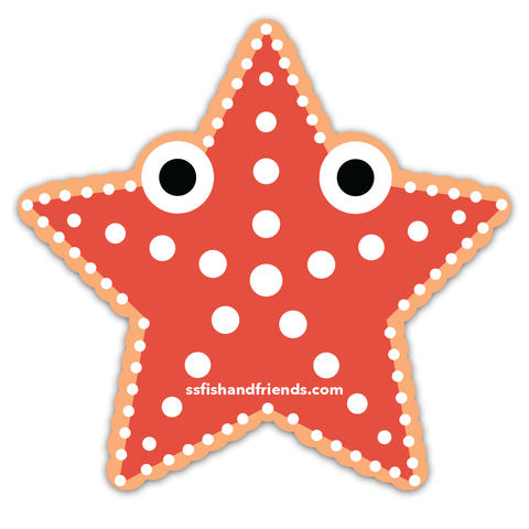 Starfish sticker | decal | collectible | fish and friends