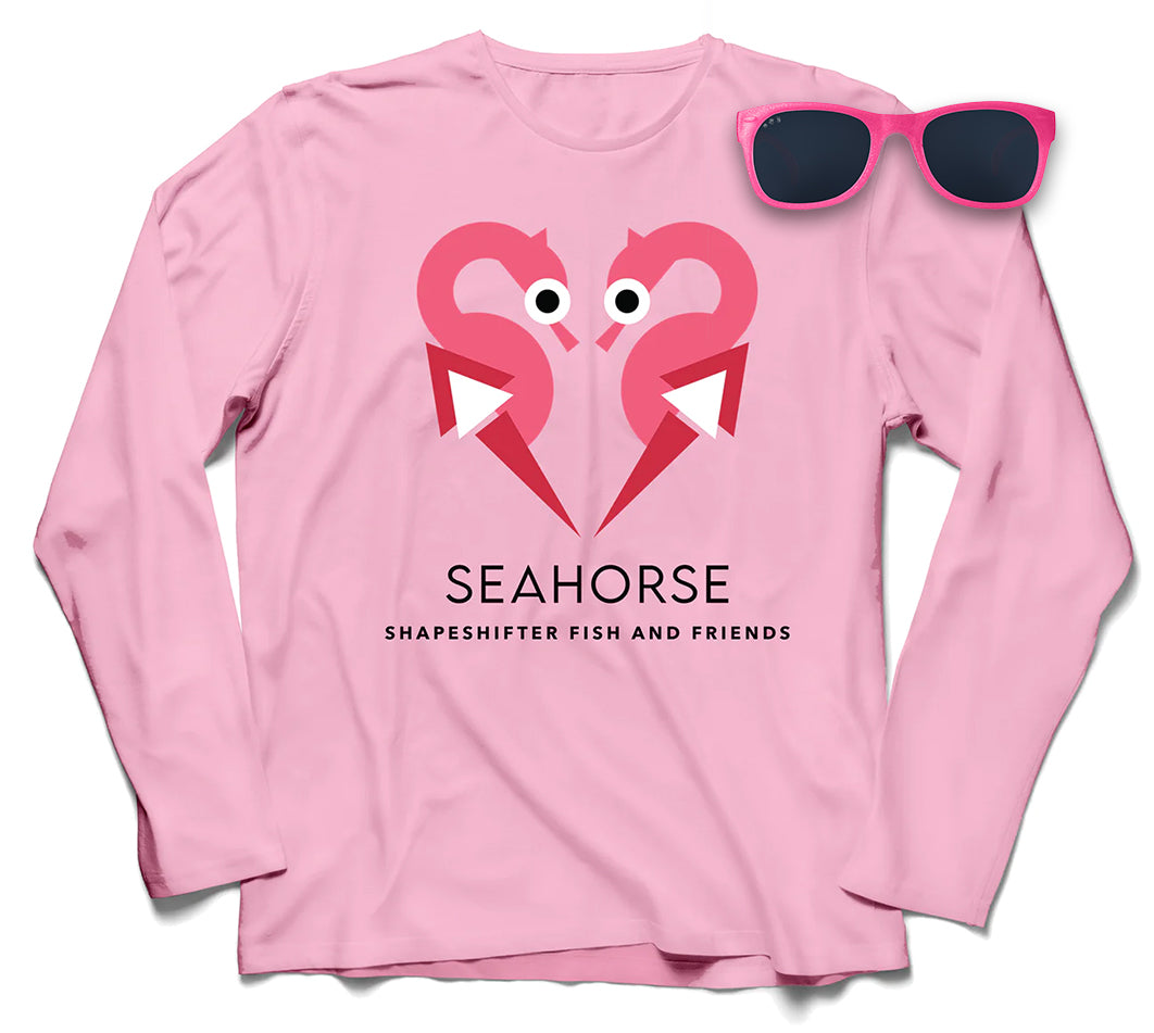 toddler rashguard | bundle | seahorse | pink