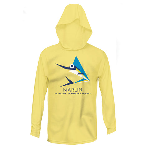 marlin sun protection hoodie | fishing shirt