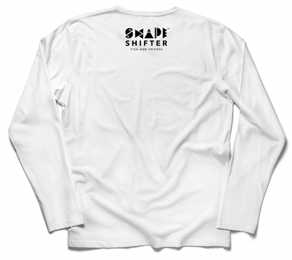 White Rainbow Octopus Sun Protective Upf50 Long Sleeve Shirt UPF 50+ sunwear by ShapeShifter Fish and Friends back view