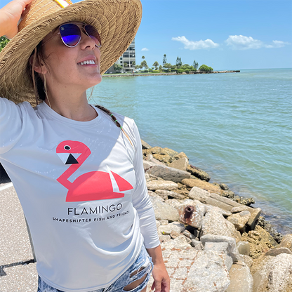 Silver Flamingo UPF50+ Sun Protection Shirt