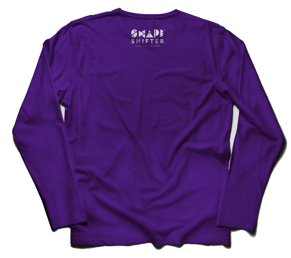 Sun Protective Long Sleeve |  Purple Tampa Bay Ray | ShapeShifter Fish and Friends