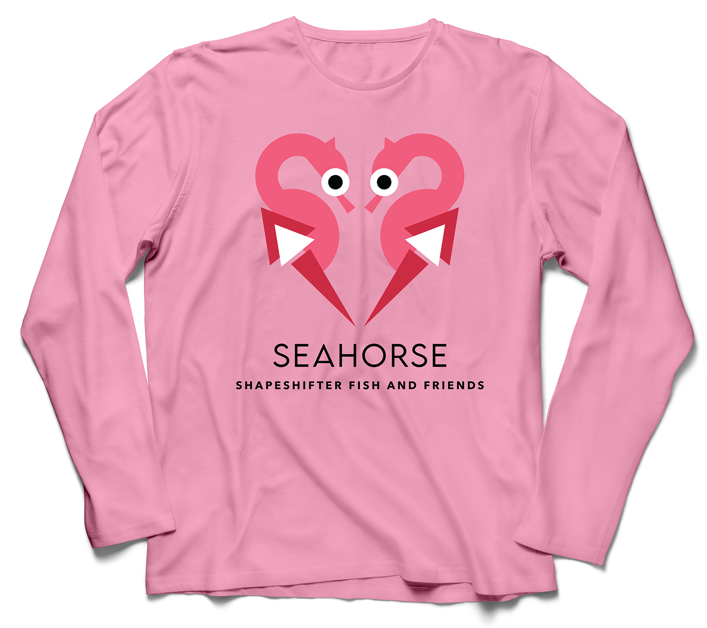 Seahorse | Sun Protective Long Sleeve for Women | Women's Sun Shirt | Pink