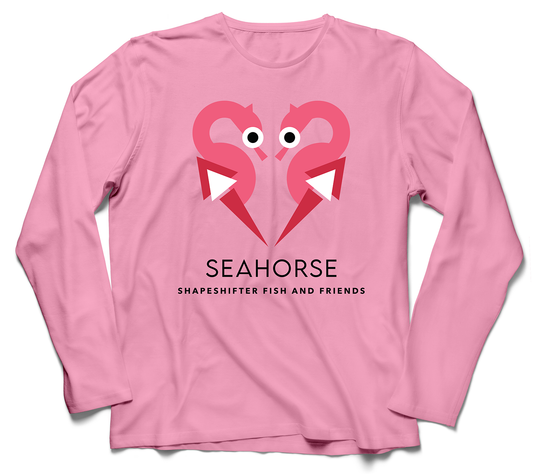 Seahorse | Sun Protective Long Sleeve for Women | Women's Sun Shirt | Pink