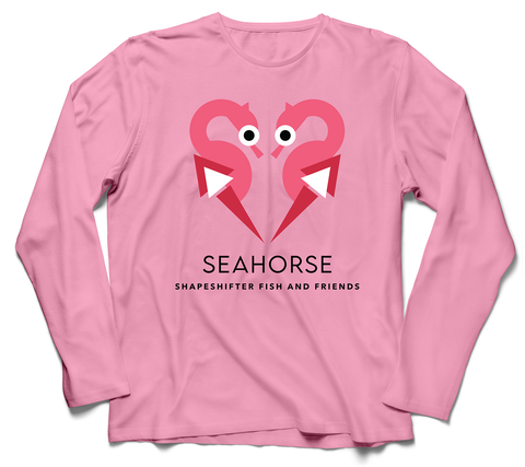 Seahorse | Sun Protective Long Sleeve for Women | Women's Sun Shirt | Pink