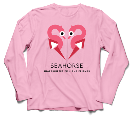 Light Pink Seahorse UPF50+ Sun Protection Shirt