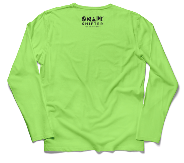 Sun Protective Long Sleeve | Lime Green Sheepshead | ShapeShifter Fish and Friends | Tampa Bay | Womens clothing | St Petersburg