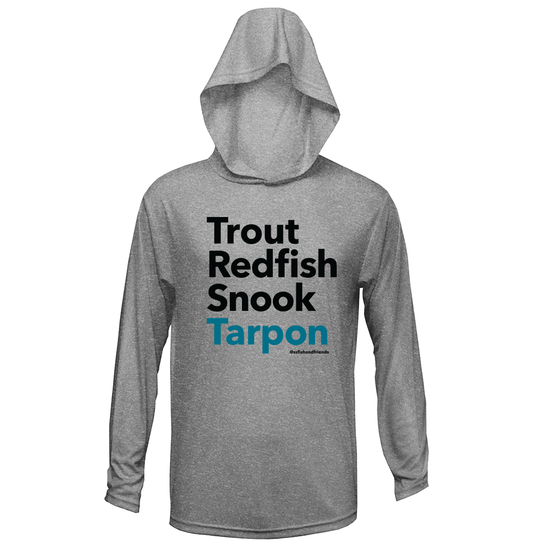 tampa bay | grand slam | sun protective | upf | lightweight hoodie | front